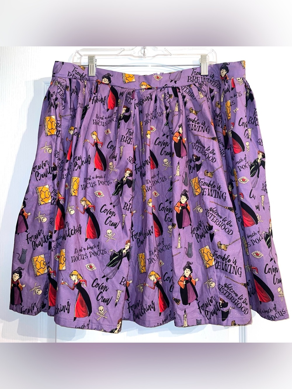 Hocus Pocus Sanderson Sisters Purple Handmade Skirt 2X